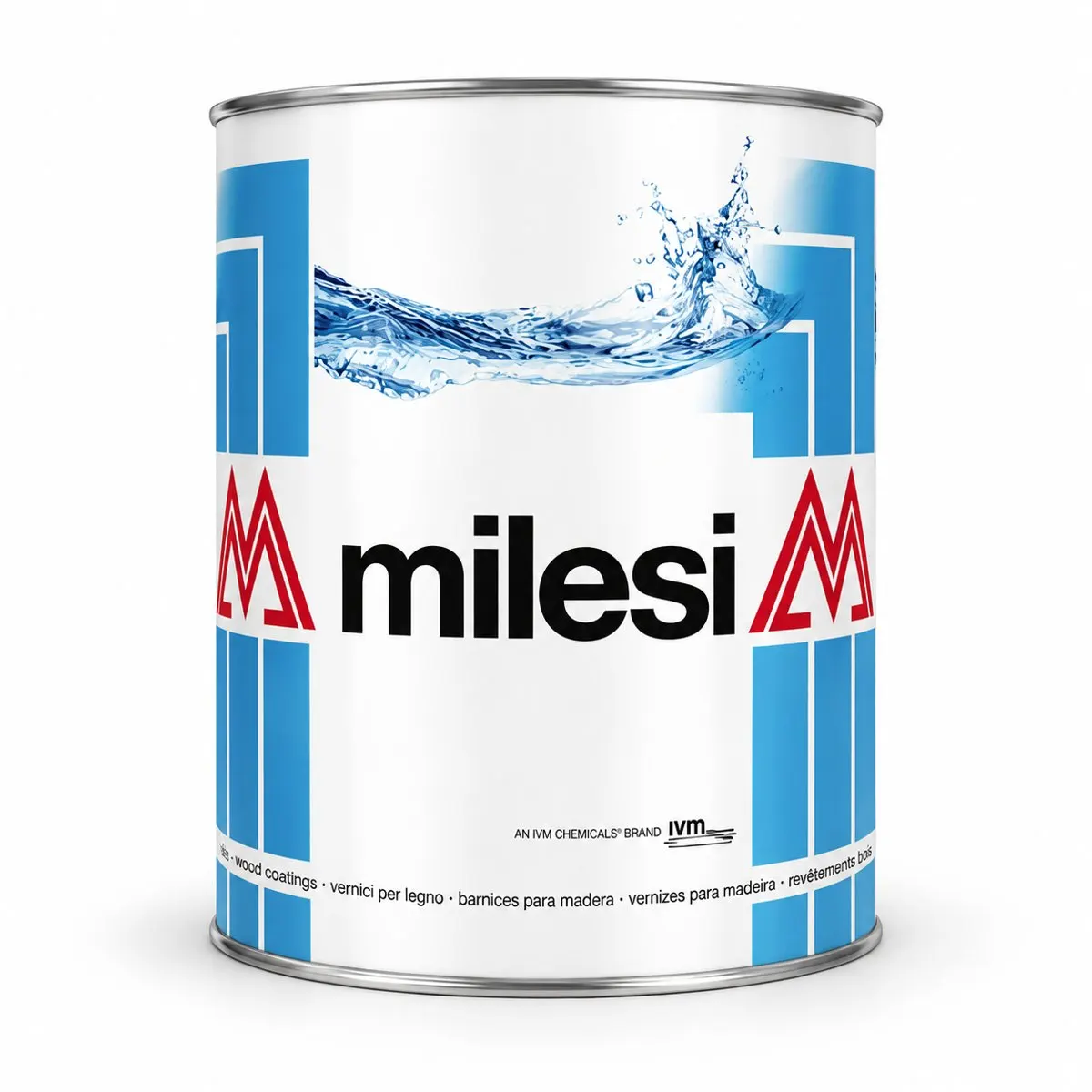 Envase de Milesi Hydrocoat Sellador-Laca 2 en 1 Premium.