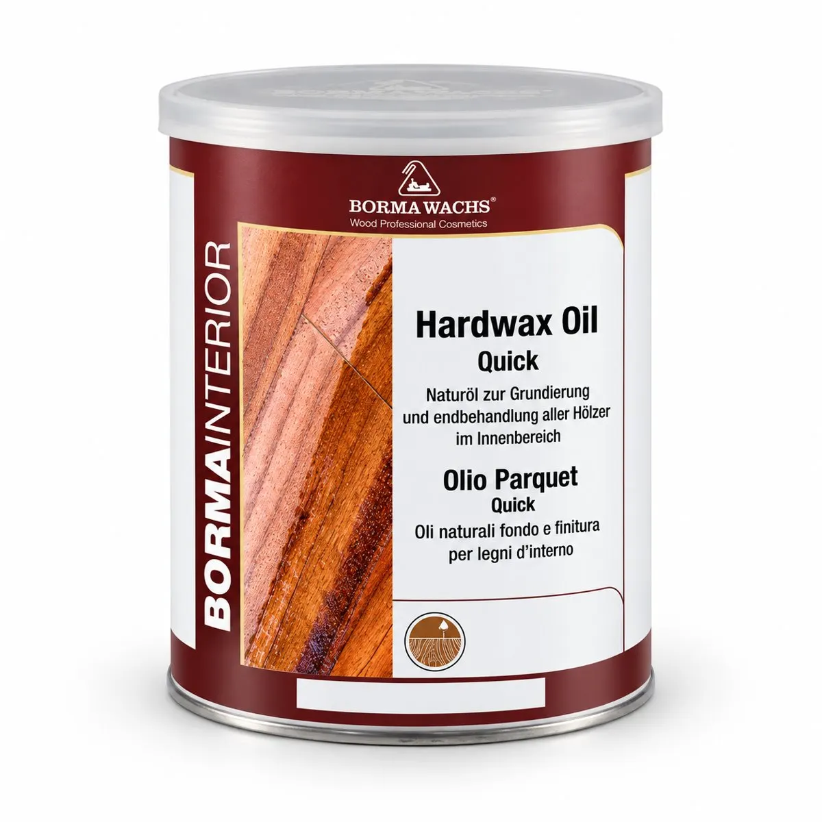 Envase de Borma Wachs Hardwax Oil Quick.